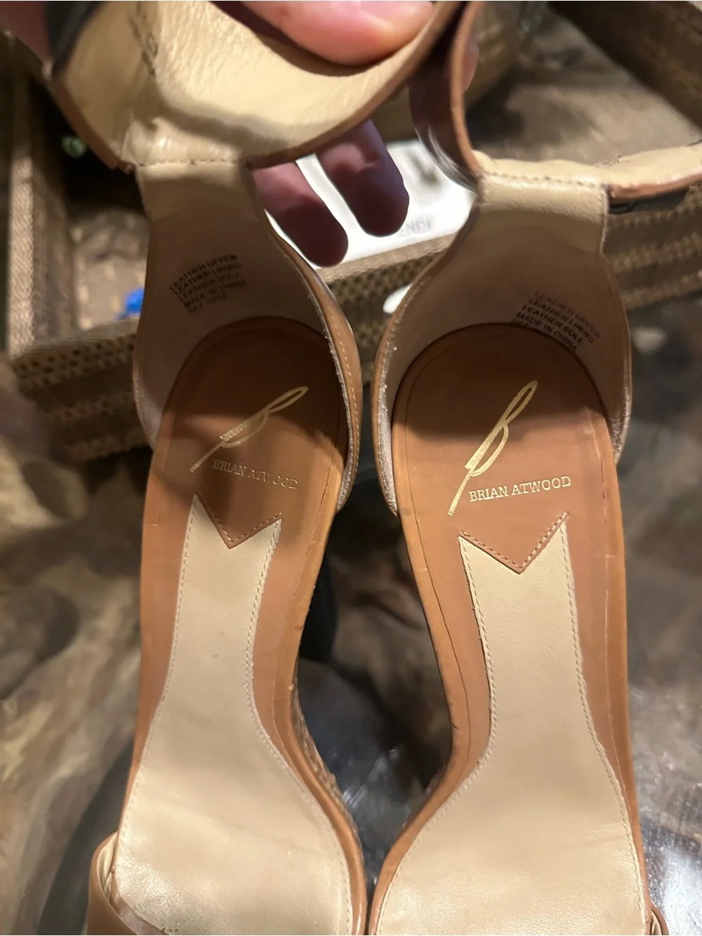Brian Atwood Braganca Platform Sandals | Heels